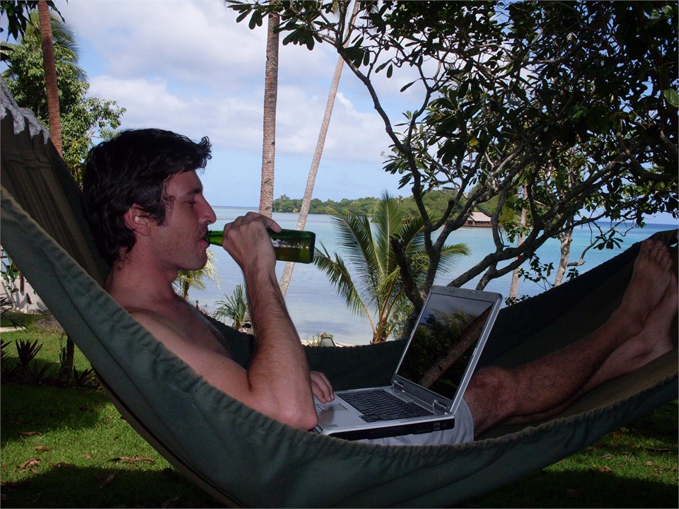 Wi Fi inclusive & a Cold One !