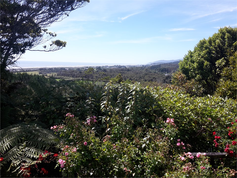 Greymouth in the distance