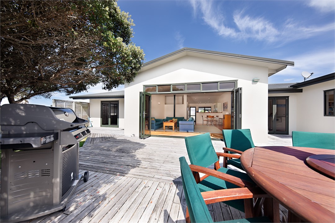 Living opens out onto decks