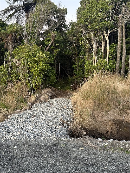 Entrance to bush walk to Joyce Bay