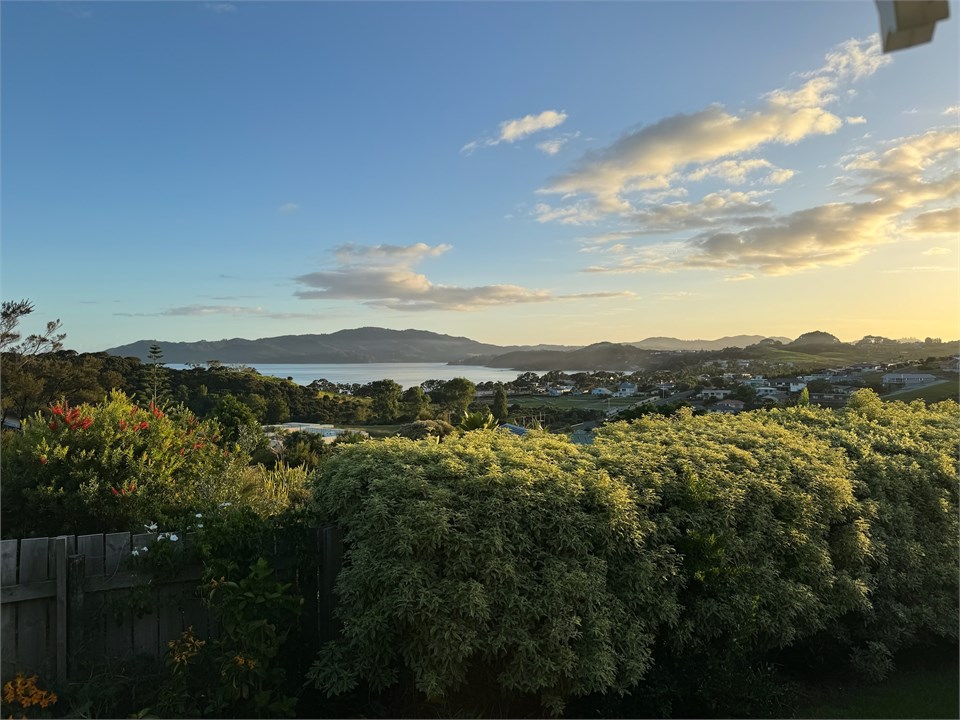 View from Desk at Casa Playa de los osos