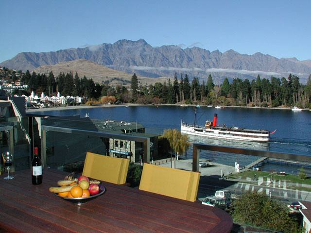 View to Queenstown from Deck