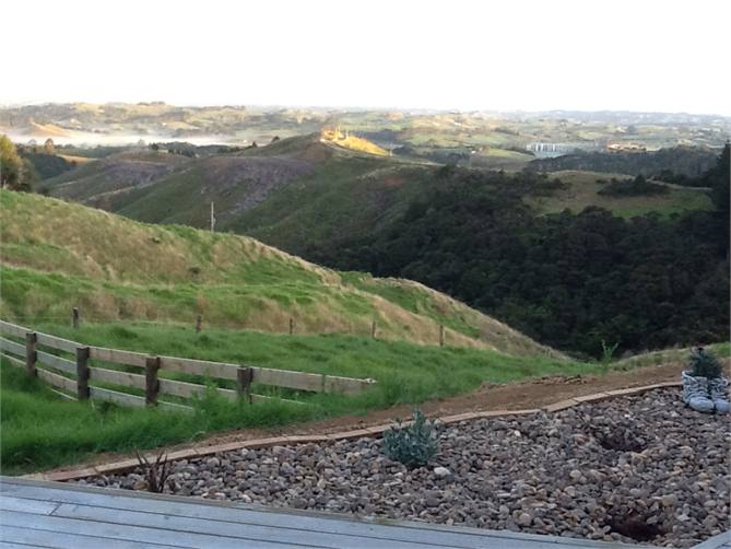 Westward view from deck