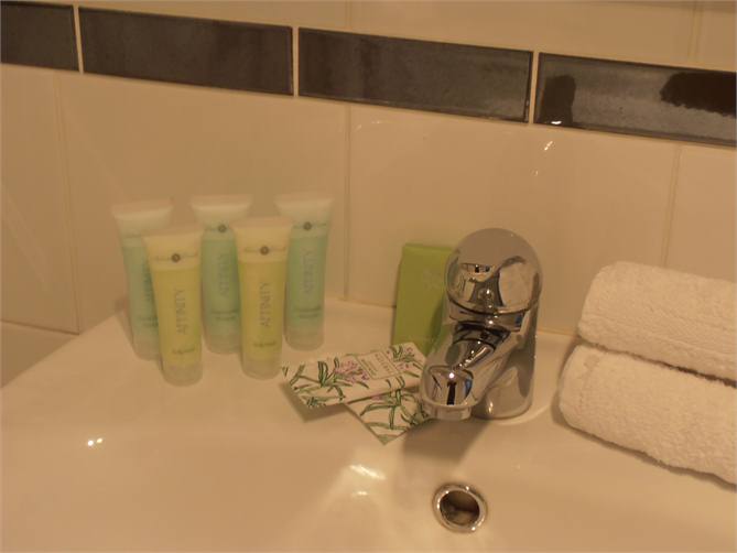 bathroom amenties included