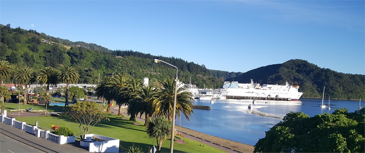 Picton's Iconic Foreshore from the balcony