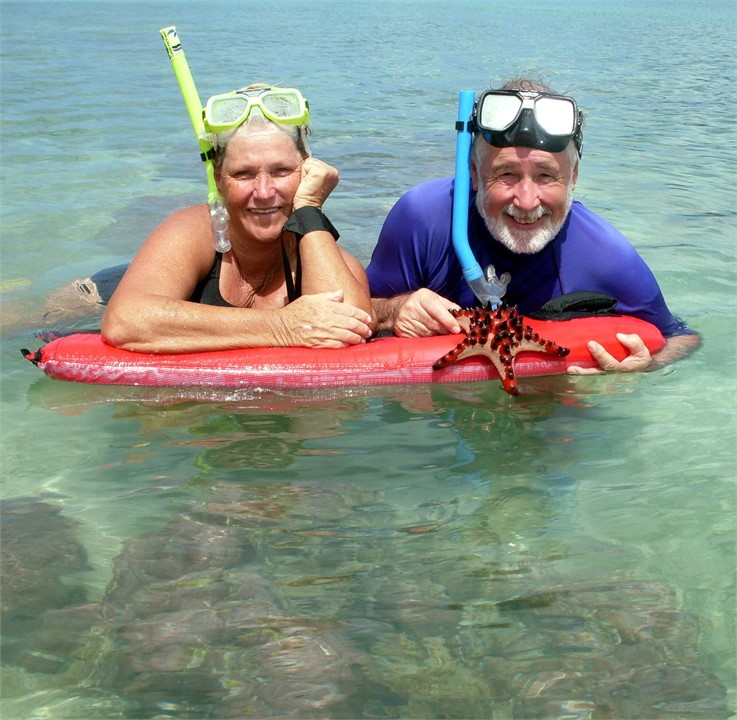 Snokel in crystal clear waters.