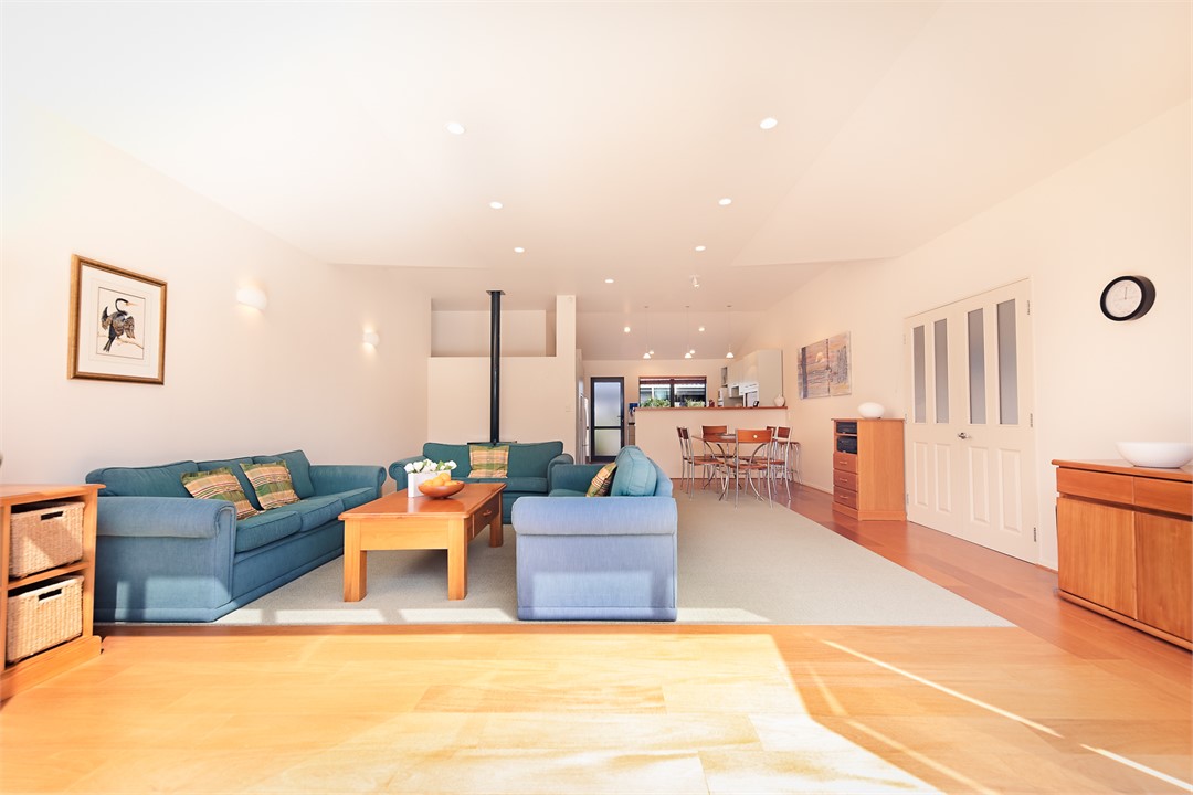 Large open plan living, dining and kitchen