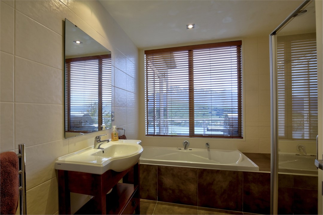 Main floor bathroom with spa bathroom