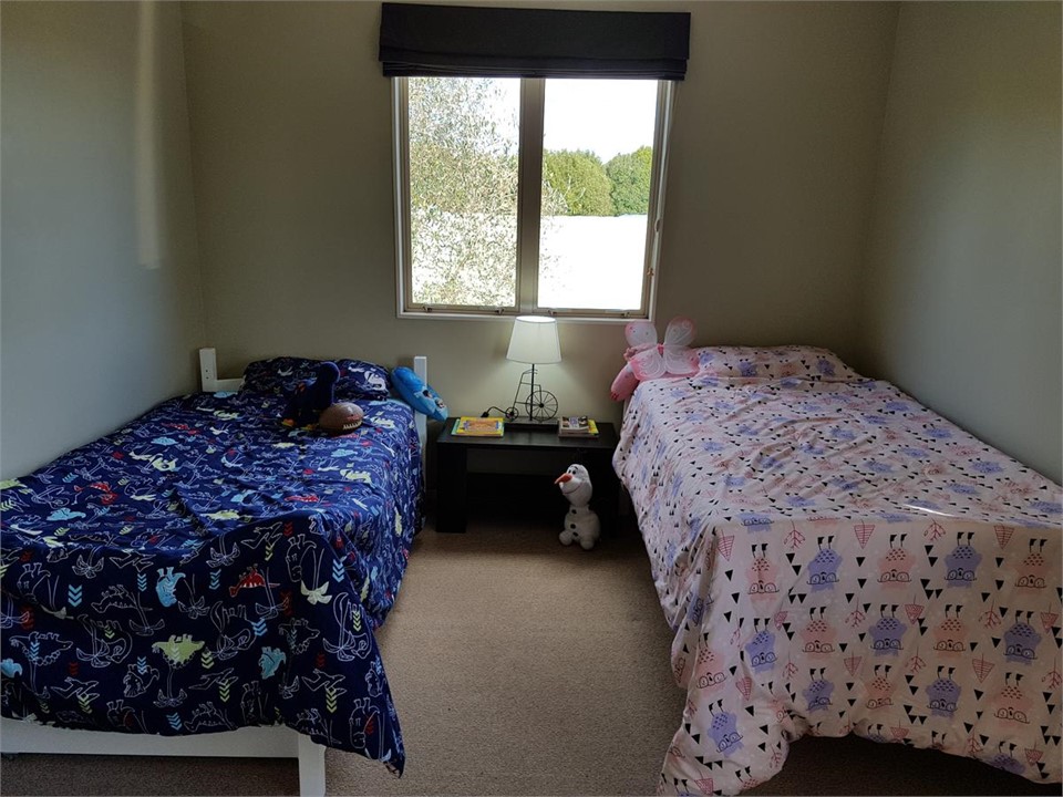 room has 2 single beds