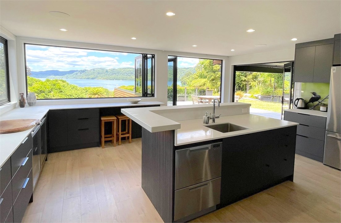 Lake Views from the kitchen