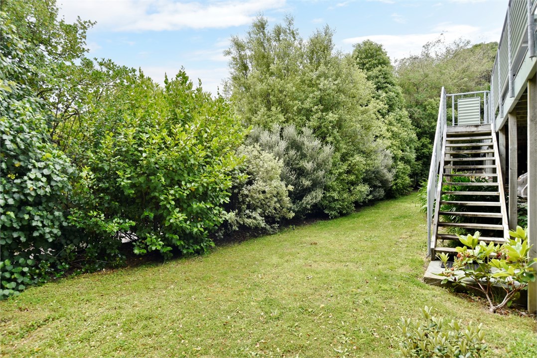 View of the garden of the property