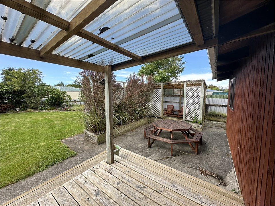 Outdoor seating area