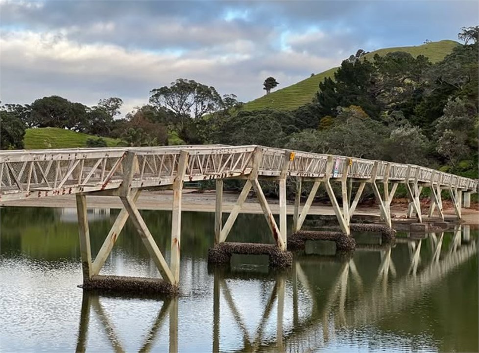 North to South or South to North foot bridge