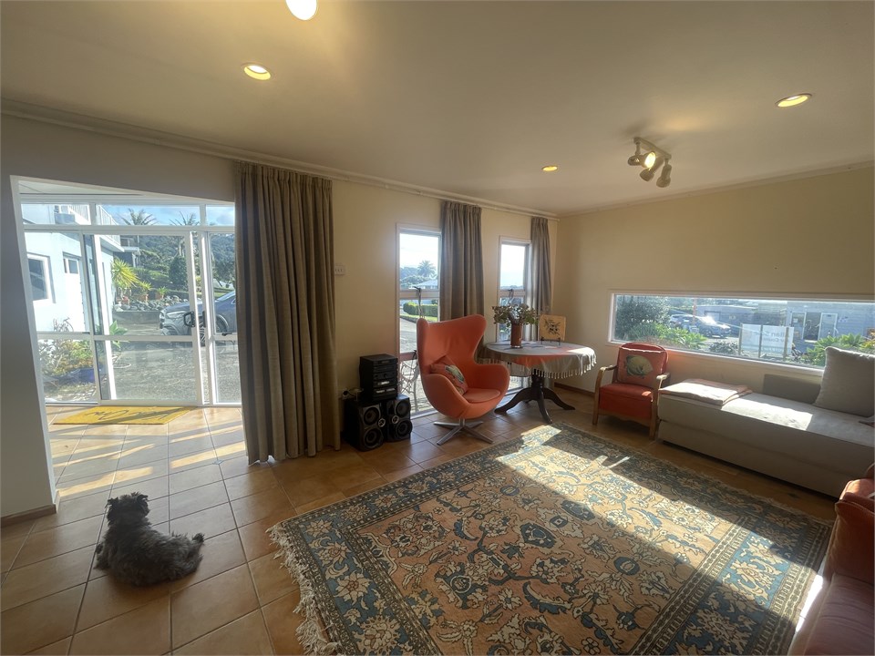 Downstairs lounge area