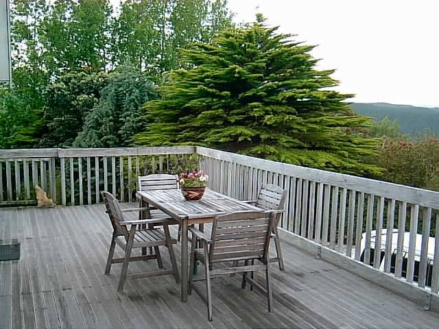 Lodge - Large Private Deck with barbeque 