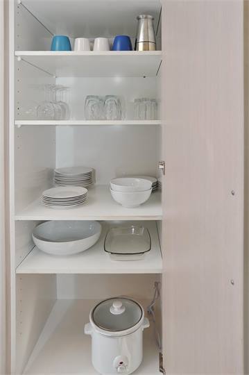 Kitchen cupboard with everything you need