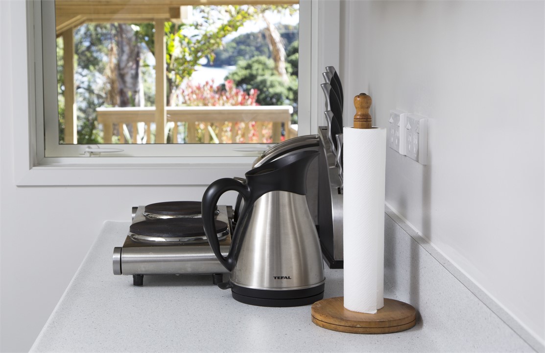 Nice little view from the kitchen.