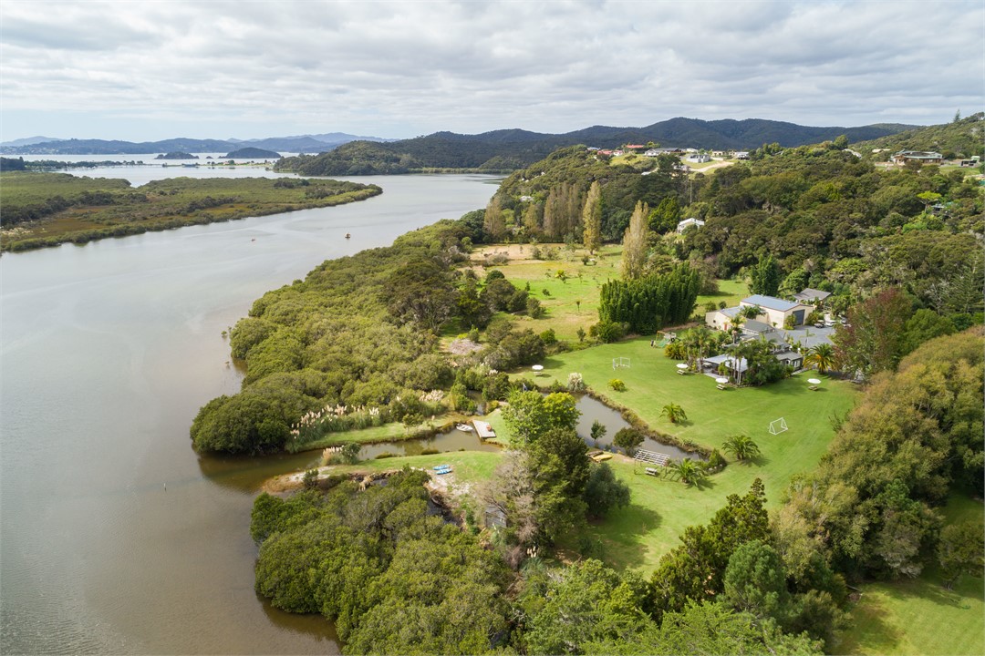 River view to the Bay of Islands