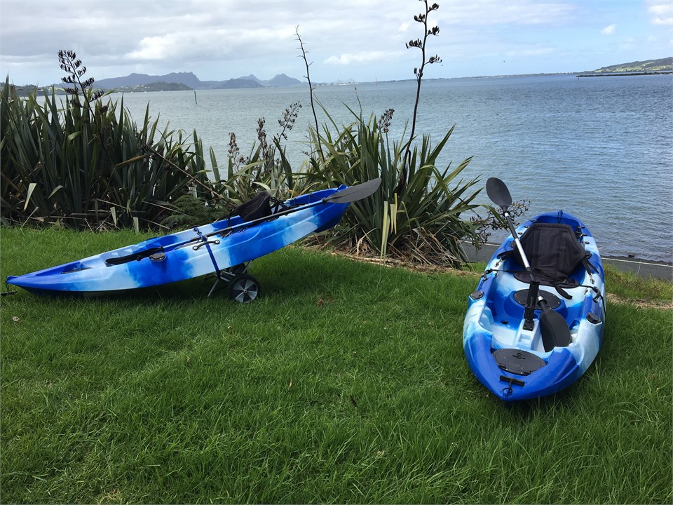 Kayaks - pic taken from another apartment