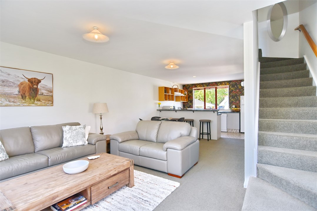 Living Room with Dining area and Kitchen