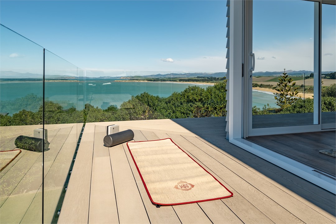 Deck with Morning Sun and View to the South