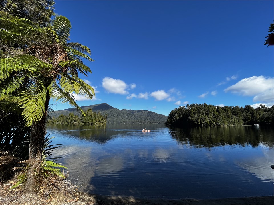 Lake bottom of the road