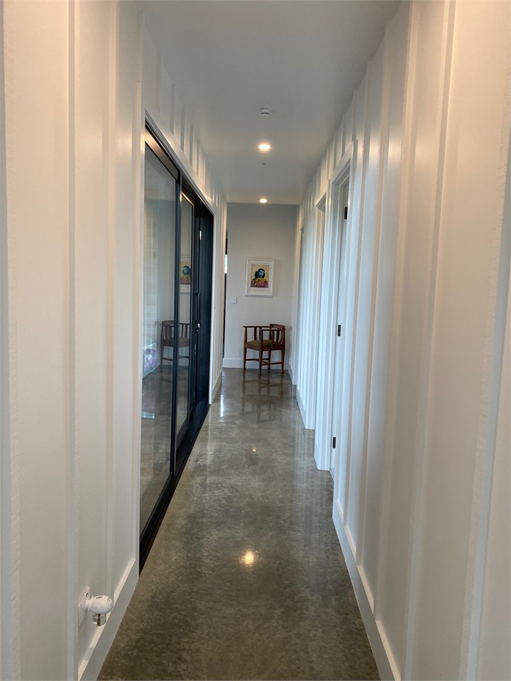 Hallway opening to Deck