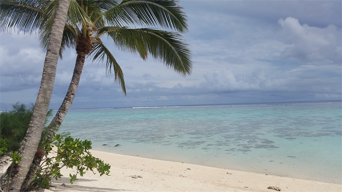 Nearby beach and lagoon