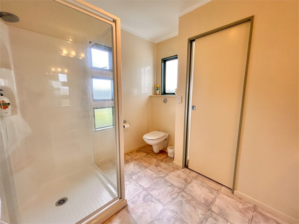Master bedroom ensuite with Shower and toilet