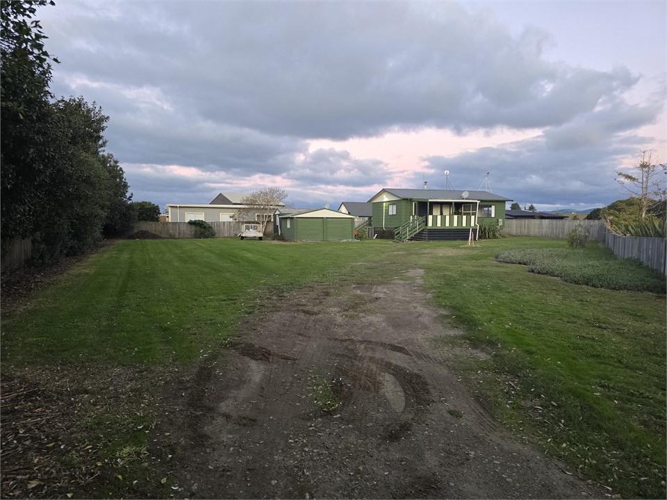 Outside View - Large lawn for outdoor play, parkin