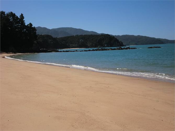 Step out your door, onto golden sand