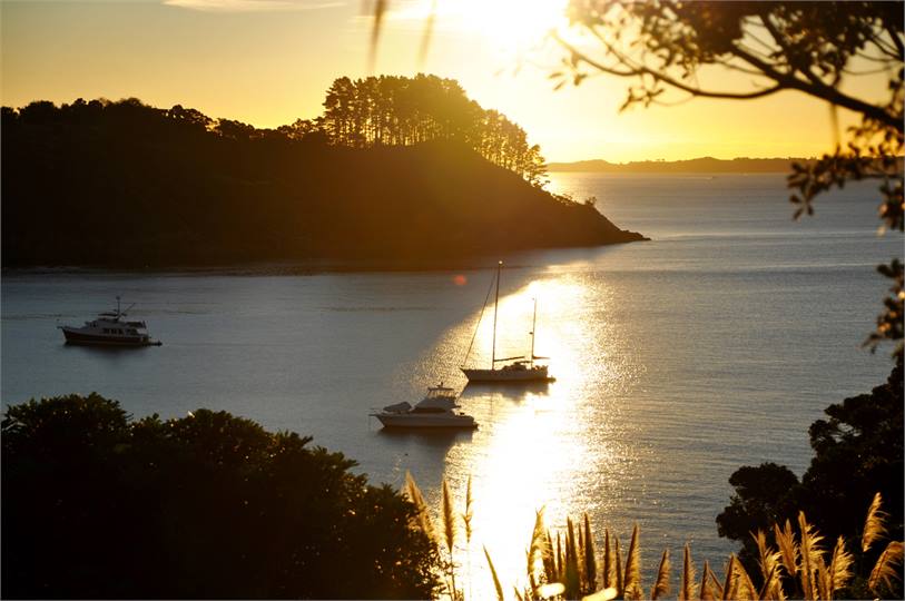 Sunset from MATAPANA HOUSE