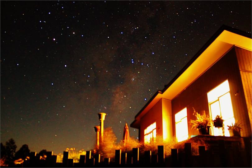 Country dark skies yet close Nelson and Abel Tas