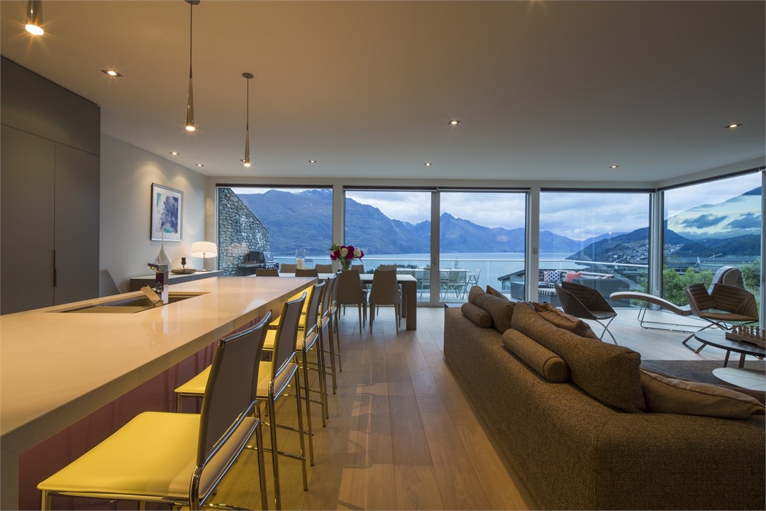 floor to ceiling pictures windows & sliding doors