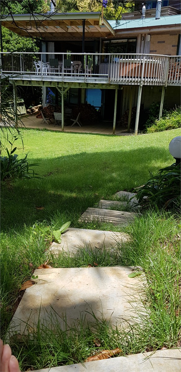 path to bathroom/toilet