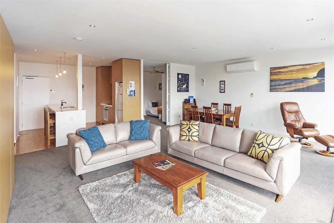 Living, Dining and Kitchen area