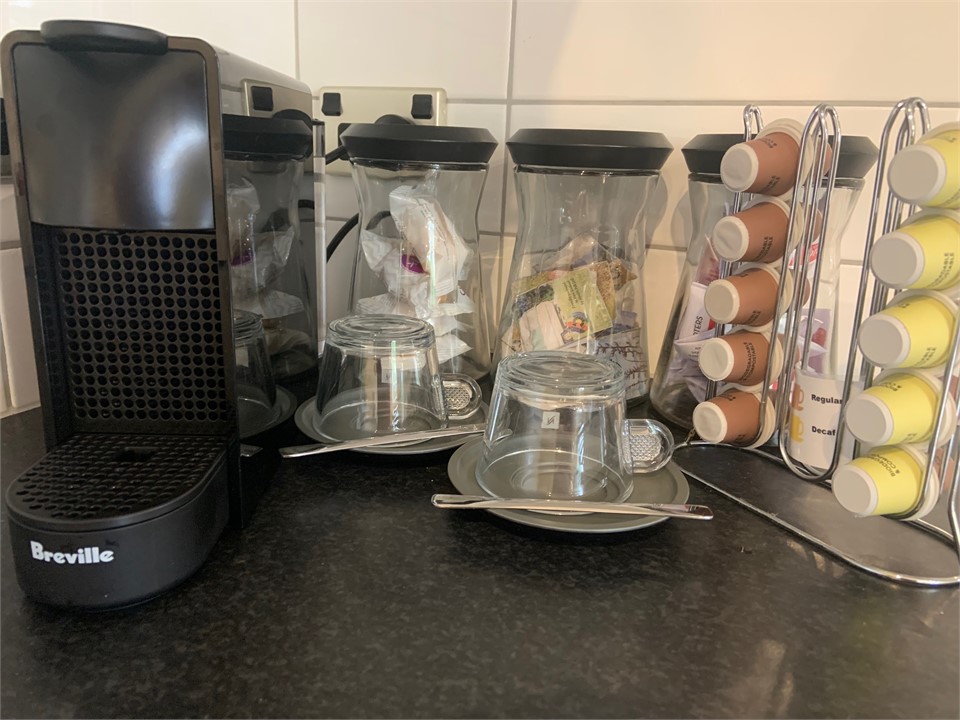 Nespresso and tea supplies