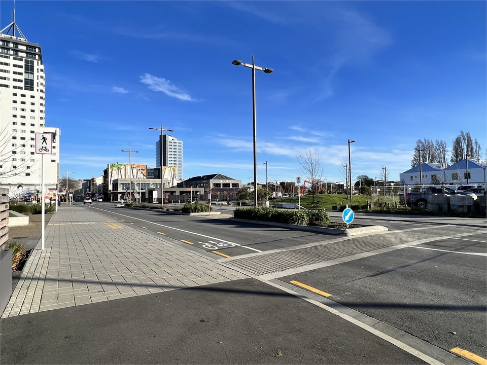 View of the street and surroundings of the propert