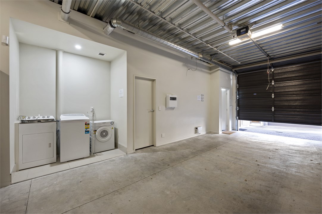 Garage with parking & laundry
