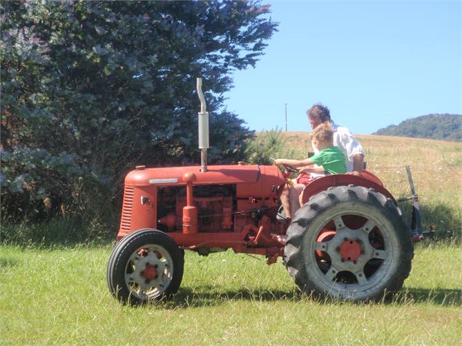 Farm land at the back 