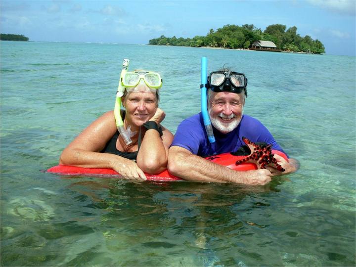 Snorkling from your door step.