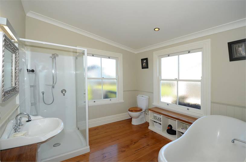 such a spacious bathroom