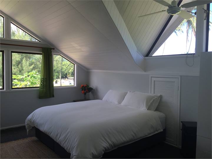 Upstairs Bedroom 2 - with aircon and ceiling fan