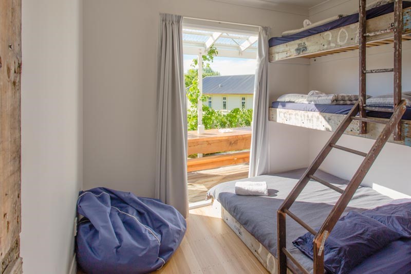 Bedroom 1 - Queen/Twin with two bunks above