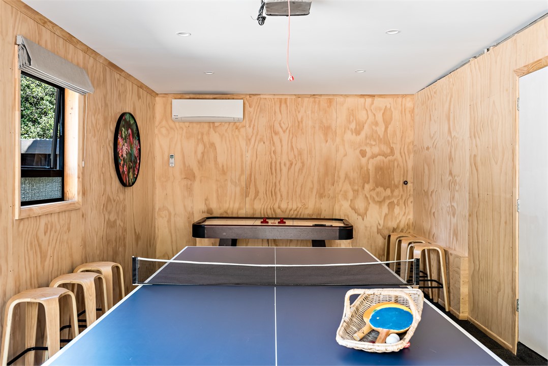 Games room - air hockey, darts, table tennis