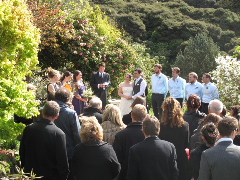 Wedding in the garden