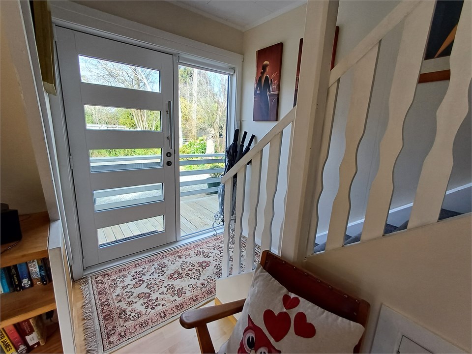 Easy access to front door from car parking