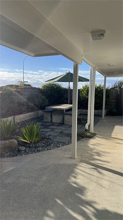 Outside seating area