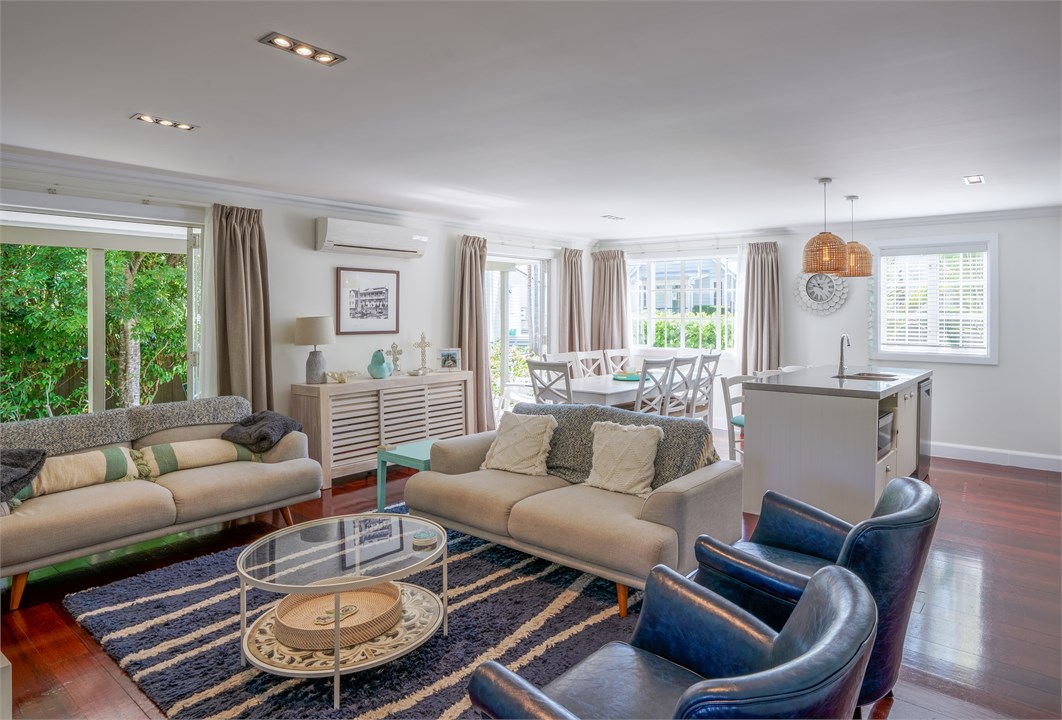 Open plan living area