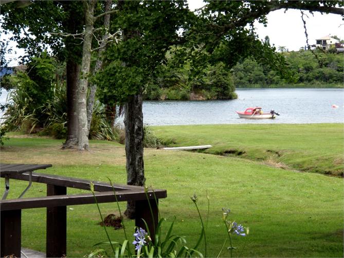 Just a hop, skip and jump to the water!